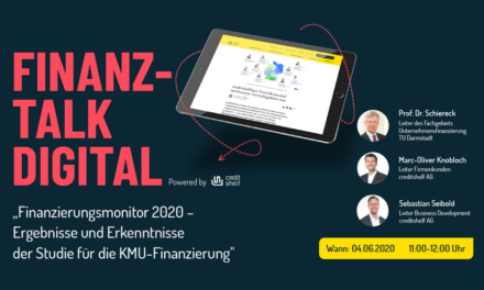 Einladung zum Finanz-Talk Digital “Finanzierungsmonitor 2020“