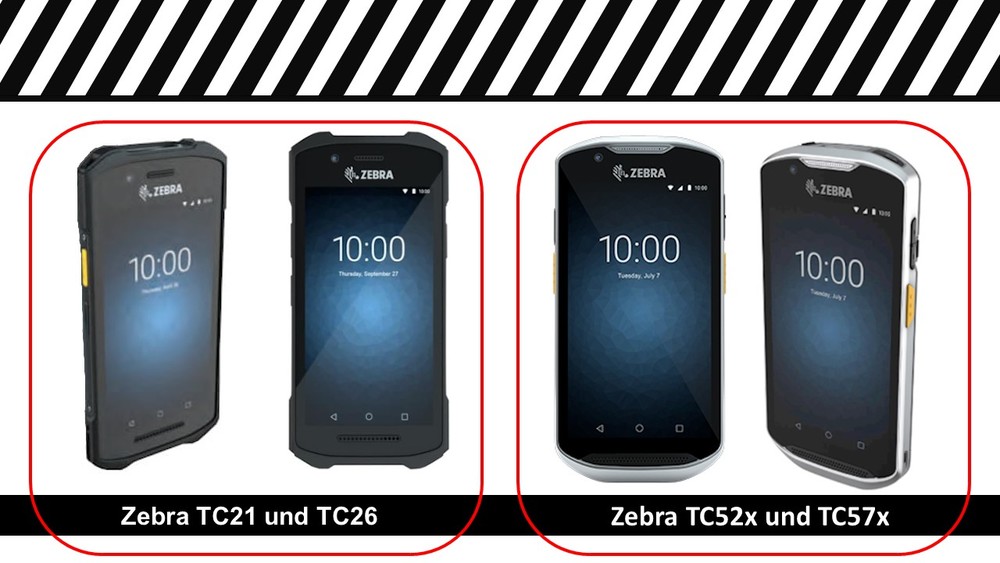 Neue MDE-Hardware von Zebra: TC21/26 und TC52x/57x