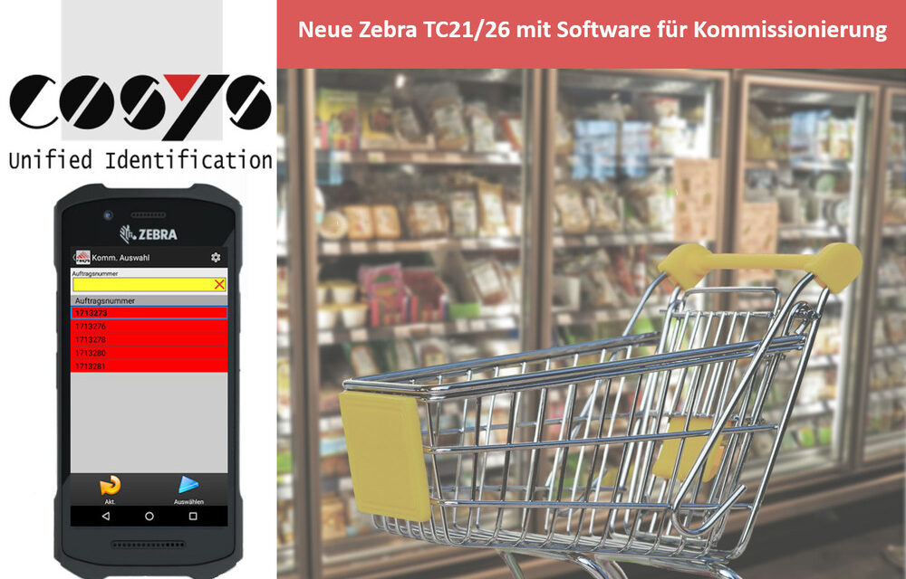 Neue MDE-Hardware von Zebra TC21/26 im Lebensmittelhandel