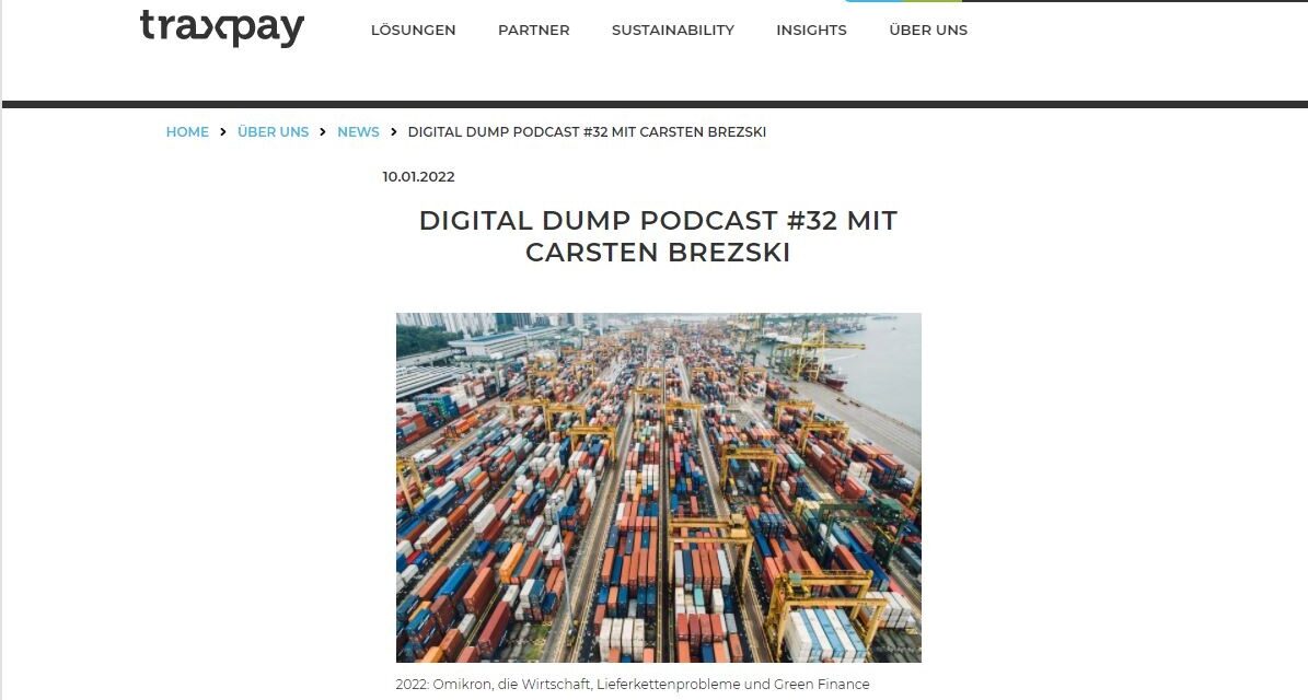 Digital Dump Podcast #32 mit Carsten Brzeski