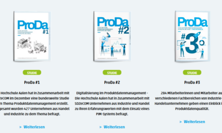 ProDa-Studienreihe rund um Produktdatenmanagement
