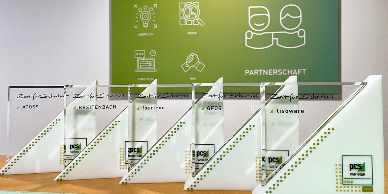 PCS Systemtechnik vergibt Gold, Excellence und Certified-Auszeichnungen für das Jahr 2022.