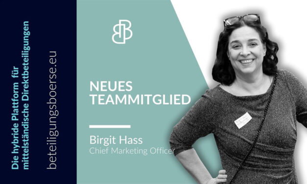 Birgit Hass wird CMO der Beteiligungsbörse Deutschland