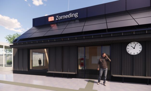 Klein und grün: Deutsche Bahn eröffnet ersten Bahnhof aus Holzmodulen in Zorneding