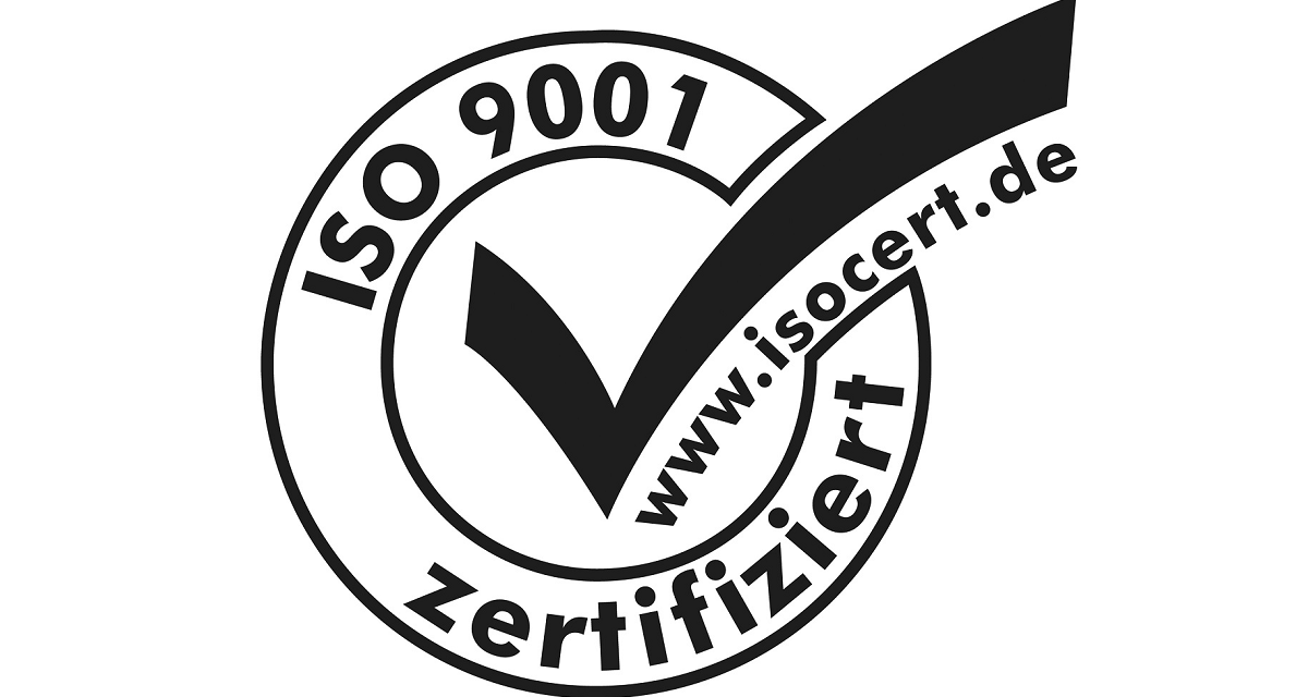 Er­folg­rei­che Zer­ti­fi­zie­rung gemäß ISO 9001
