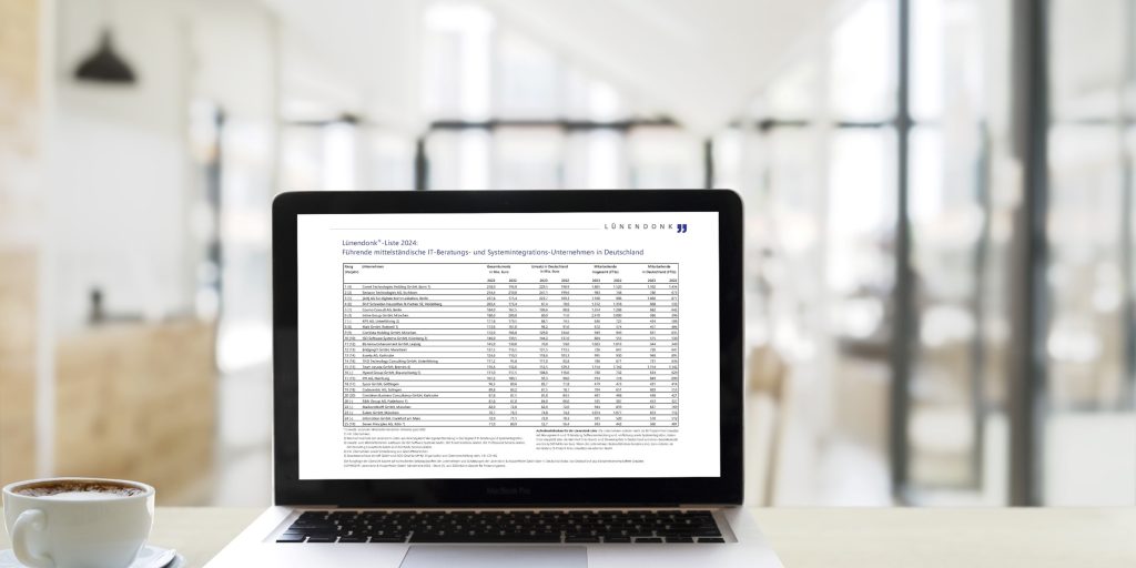 Lünendonk-Liste 2024: Führende mittelständische IT-Beratungen in Deutschland