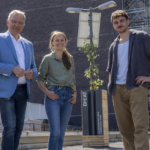 Reallabor Zollverein: Begrünte Laterne gegen Hitzetage