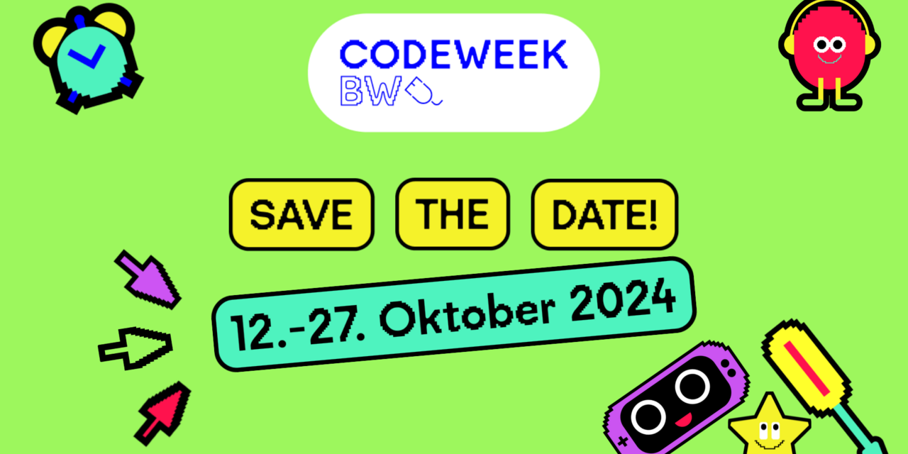 Komm machen! – Die Code Week Baden-Württemberg 2024 sucht engagierte Mitmacherinnen und Mitmacher!