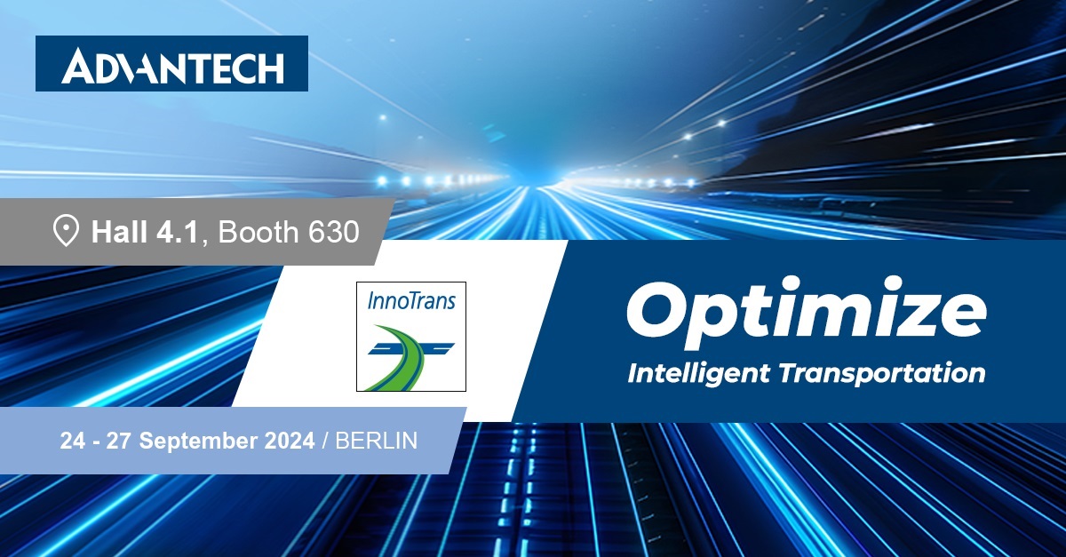 Advantech präsentiert Innovationen auf der InnoTrans 2024