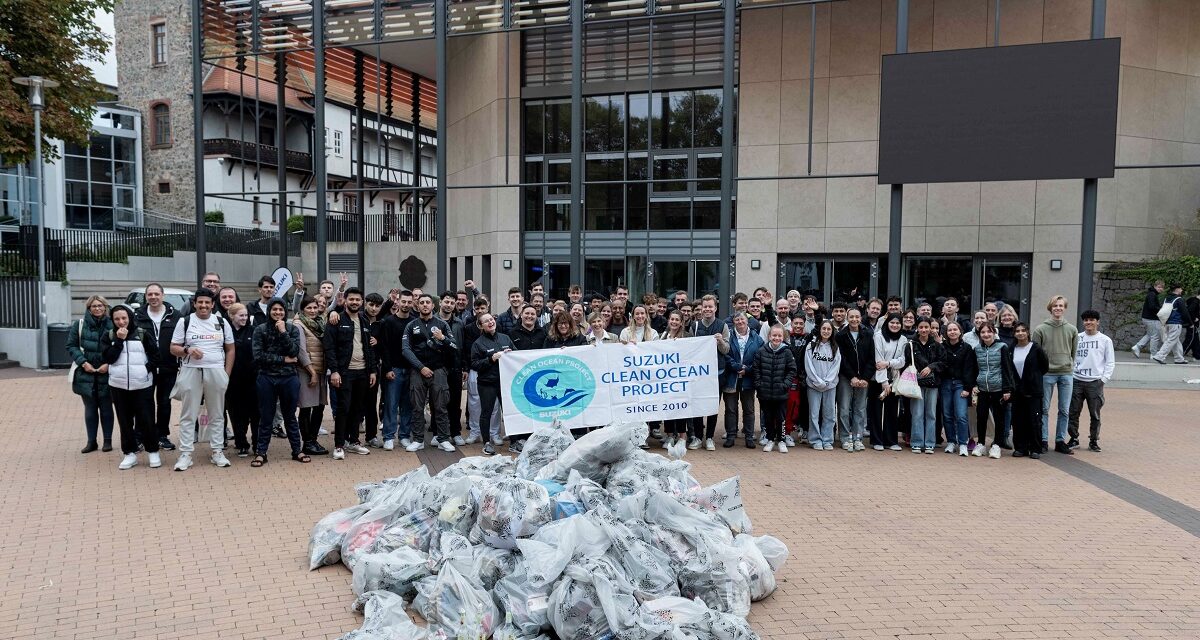 „Clean-Up the World Day” 2024: Suzuki räumt am Firmensitz Bensheim und deutschlandweit auf